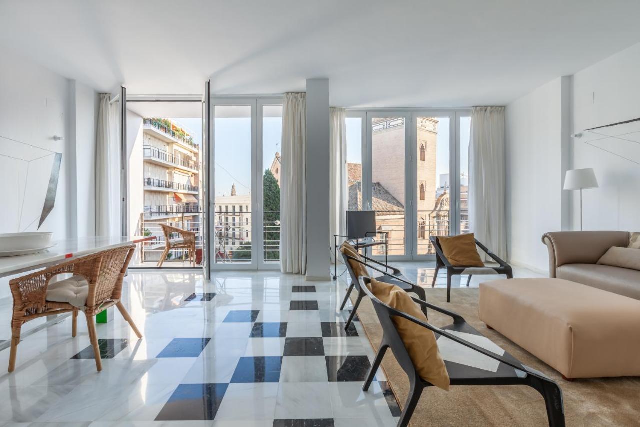 Apartamento Deluxe Calle Imagen Sevilla Exteriör bild